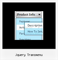 Jquery Transmenu Sliding Menu Tutorial