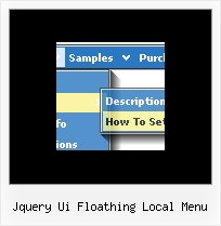 Jquery Ui Floathing Local Menu Tree Menu Html Code