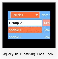 Jquery Ui Floathing Local Menu Menu Desplegable Javascript Frame