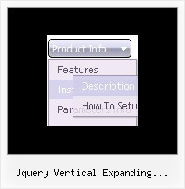 Jquery Vertical Expanding Dropdown Menu Vertical Web Menus