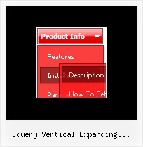 Jquery Vertical Expanding Dropdown Menu Expanding Menu Vertical Html Javascript
