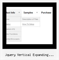 Jquery Vertical Expanding Dropdown Menu Dynamic Cross Browser Dropdown