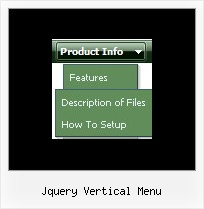 Jquery Vertical Menu Mouse Over Menus In Javascript