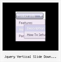 Jquery Vertical Slide Down Navigation Submenu Xp Style Arrows