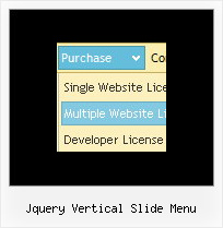 Jquery Vertical Slide Menu Scrolling With Javascript