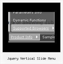 Jquery Vertical Slide Menu Mouseover Font Color