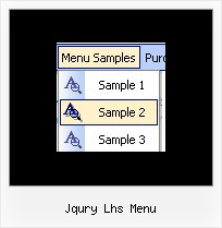 Jqury Lhs Menu Menu Java Horizontal
