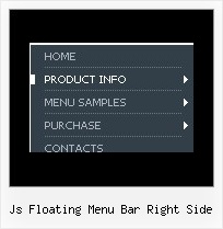 Js Floating Menu Bar Right Side Scrolling Menu Scripts