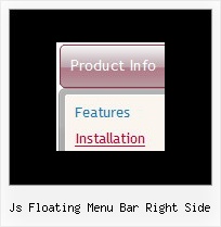 Js Floating Menu Bar Right Side Tab Menu Dropdown