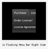 Js Floating Menu Bar Right Side Expanding Vertical Navigation Javascript