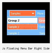 Js Floating Menu Bar Right Side Javascript Menu Development