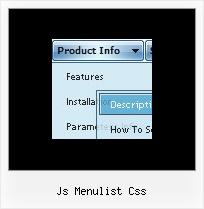 Js Menulist Css Expandable Web Menu