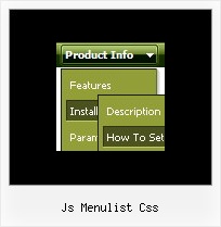 Js Menulist Css Drop Down Menu In Js