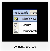 Js Menulist Css Pull Down Menu By Javascript