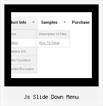 Js Slide Down Menu Javascript Samples Menu