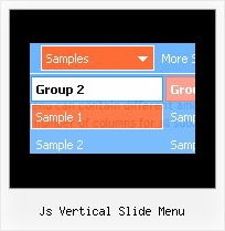 Js Vertical Slide Menu Relative Position Dhtml Collapse