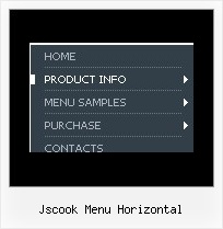 Jscook Menu Horizontal Html Menu Desplegables