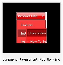 Jumpmenu Javascript Not Working Dhtml Rollover Dropdown Menu In Frames
