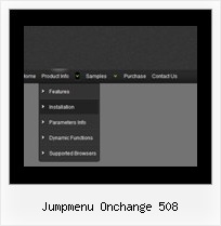 Jumpmenu Onchange 508 Css Menu Example