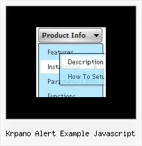 Krpano Alert Example Javascript Dynamic Submenu Javascript
