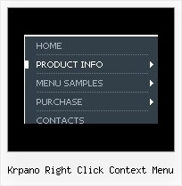 Krpano Right Click Context Menu Java Drag Drop In Web