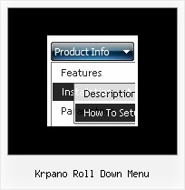 Krpano Roll Down Menu Html Submenu Javascript