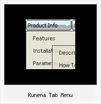 Kunena Tab Menu Navigation Horizontal Js