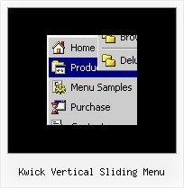 Kwick Vertical Sliding Menu Menu Em Dhtml