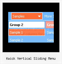 Kwick Vertical Sliding Menu Menu Css Style