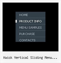 Kwick Vertical Sliding Menu Tutorial How To Create Dropdown Menus