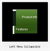 Left Menu Collapsible Scrolling Javascript Menu