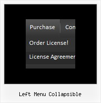 Left Menu Collapsible Vertical Javascript Mouseover Menu