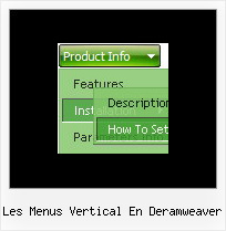 Les Menus Vertical En Deramweaver Drop Down Buttons
