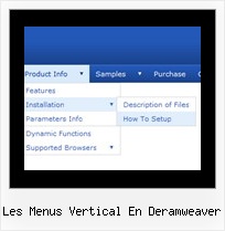 Les Menus Vertical En Deramweaver Javascript Drop Down Menu Examples