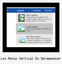 Les Menus Vertical En Deramweaver Make Cool Menubars