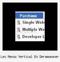 Les Menus Vertical En Deramweaver Drop Down Web Buttons Java Script