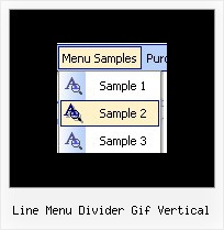 Line Menu Divider Gif Vertical How To Relative Position Dhtml Menu