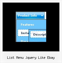 List Menu Jquery Like Ebay Dynamic Menus Netscape Dhtml