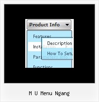 M U Menu Ngang Dropdown Html Menus
