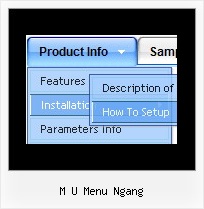 M U Menu Ngang Dinamic Dhtml