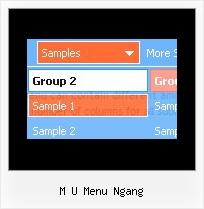 M U Menu Ngang Css Menu Drop