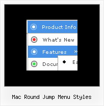 Mac Round Jump Menu Styles Vertical Menu In Frame Using Dhtml