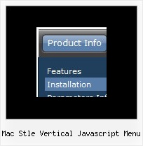 Mac Stle Vertical Javascript Menu Tree Menu Sample Frame Version