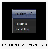 Main Page Without Menu Indexhibit The Dropdown Menu