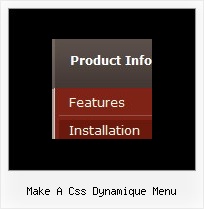 Make A Css Dynamique Menu Css Drop Menus