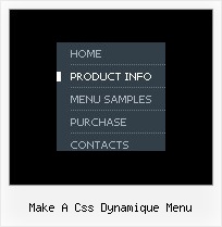 Make A Css Dynamique Menu Side Bar Menu Samples