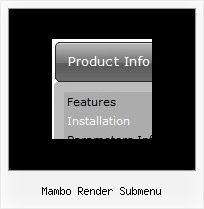 Mambo Render Submenu Web Dhtml Menu Tutorial