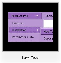 Mark Toce Menu Web Page