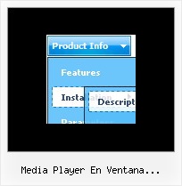Media Player En Ventana Desplegable Menu Popup Frame