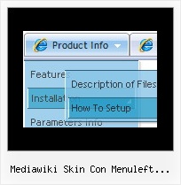 Mediawiki Skin Con Menuleft Desplegable Menu Codes